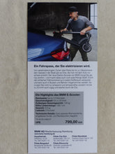 Lade das Bild in den Galerie-Viewer, BMW E-Scooter - Flyer Prospekt Brochure 2019
