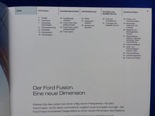 Lade das Bild in den Galerie-Viewer, Ford Fusion Calero Style Edition MJ 2010 - Prospekt Brochure 01.2010
