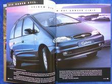 Lade das Bild in den Galerie-Viewer, Ford Galaxy MJ 1999 - Prospekt Brochure + Daten &amp; Ausstattungen 09.1998
