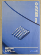 Lade das Bild in den Galerie-Viewer, Fiat Bravo Trofeo GT - Preisliste MJ 2001 - Prospekt Brochure 03.2001

