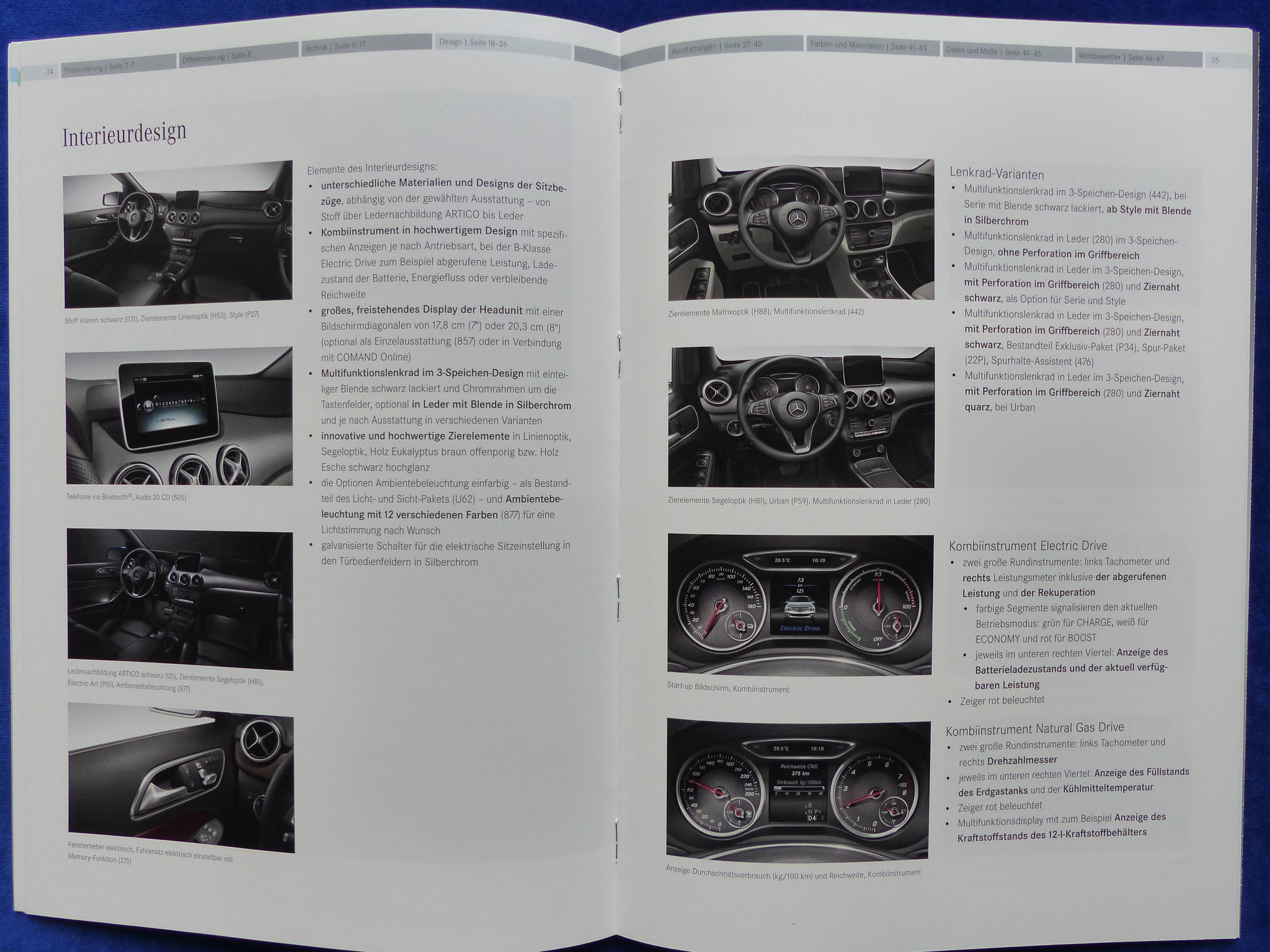 Mercedes Vorteile B-Klasse Electric Drive MJ 2015 - Prospekt Brochure ...