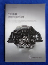 Lade das Bild in den Galerie-Viewer, Mercedes-Benz Vorteile Motorenübersicht R4 V6 V8 AMG - Prospekt Brochure 10.2013
