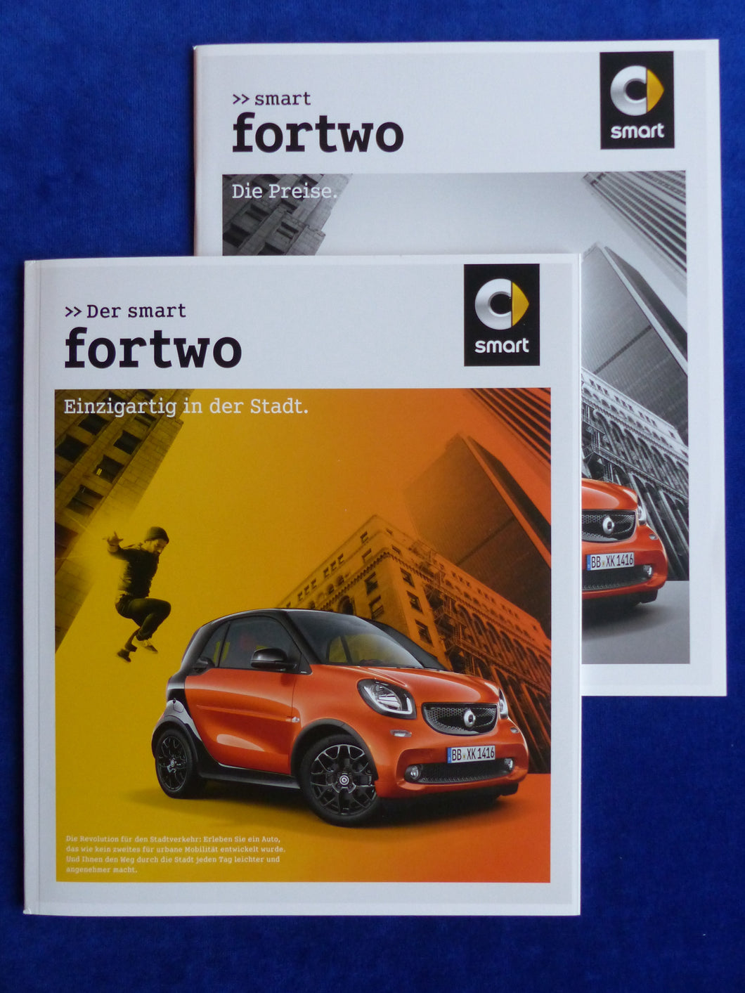 Smart fortwo MJ 2016 - Prospekt Brochure + Preisliste 07.2015