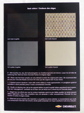 Lade das Bild in den Galerie-Viewer, Chevrolet Tahoe - Farben &amp; Polster - Prospekt Brochure 2001
