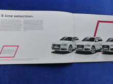 Lade das Bild in den Galerie-Viewer, Audi S line selection - A3 Q3 Q5 MJ 2015 - Prospekt Brochure 11.2014
