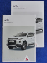 Lade das Bild in den Galerie-Viewer, Mitsubishi L200 Pick-up Zubehör MJ 2020 - Prospekt Brochure + Preisliste 08.2019
