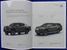 Lade das Bild in den Galerie-Viewer, Mitsubishi L200 Pick-up Zubehör MJ 2020 - Prospekt Brochure + Preisliste 08.2019
