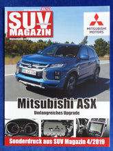 Lade das Bild in den Galerie-Viewer, Mitsubishi ASX - Fahrbericht - Sonderdruck SUV Magazin 4/2019
