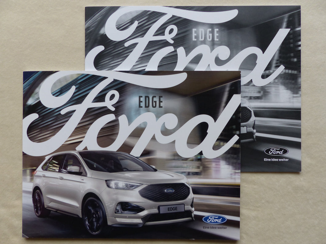 Ford Edge ST-Line Vignale MJ 2020 - Prospekt Brochure + Preisliste 11.2019