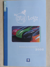Lade das Bild in den Galerie-Viewer, Peugeot Design Studien city toyz Vroomster bobslid - Prospekt Brochure 09.2000
