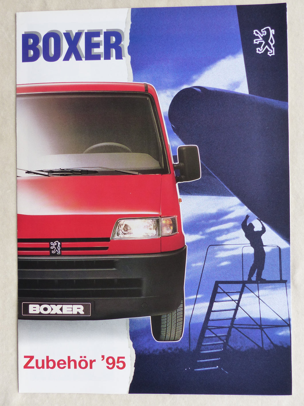 Peugeot Boxer Zubehör MJ 1995 - Prospekt Brochure 12.1994