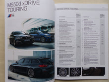 Lade das Bild in den Galerie-Viewer, BMW 5er Touring 540i M550d xDrive MJ 2020 - Prospekt Preisliste Brochure 11.2019
