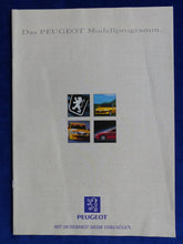 Lade das Bild in den Galerie-Viewer, Peugeot Modellprogramm 1997 - 106 306 406 605 806 - Prospekt Brochure 04.1997
