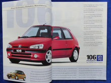 Lade das Bild in den Galerie-Viewer, Peugeot Modellprogramm 1997 - 106 306 406 605 806 - Prospekt Brochure 04.1997
