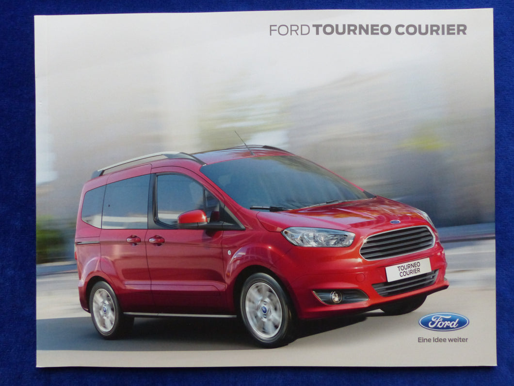 Ford Tourneo Courier MJ 2014 - Prospekt Brochure 11.2013 - car-brochure