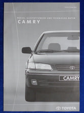 Lade das Bild in den Galerie-Viewer, Toyota Camry S Motorsport Limousine - Preisliste - Prospekt Brochure 01.2000
