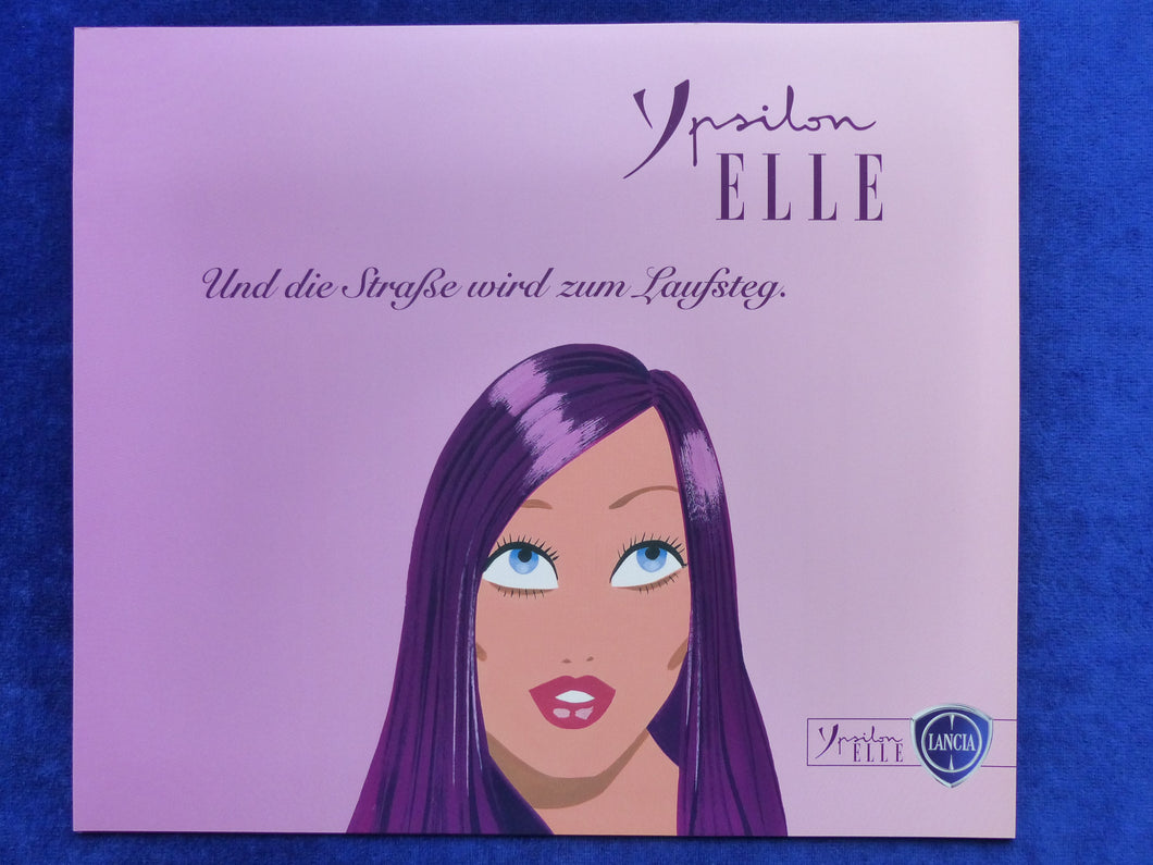 Lancia Ypsilon ELLE Sondermodell MJ 2011 - Prospekt Brochure 05.2010