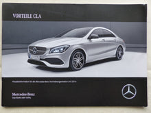 Lade das Bild in den Galerie-Viewer, Mercedes Vorteile CLA Coupe C117 MJ 2017 - Prospekt Brochure 04.2016
