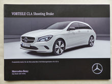 Lade das Bild in den Galerie-Viewer, Mercedes Vorteile CLA Shooting Brake X117 MJ 2017 - Prospekt Brochure 04.2016
