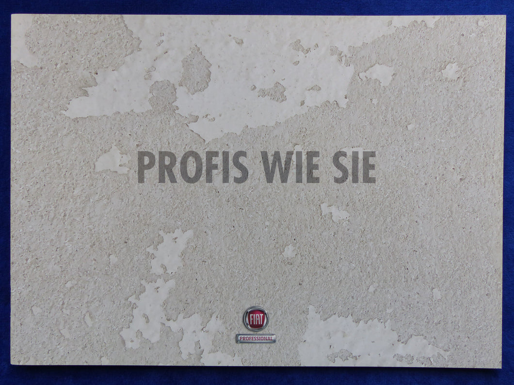 Fiat Ducato Talento Doblo Fiorino Fullback MJ 2018 - Prospekt Brochure 10.2017