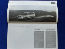 Lade das Bild in den Galerie-Viewer, Toyota Land Cruiser V8 - Preisliste MJ 2009 - Prospekt Brochure 08.2008
