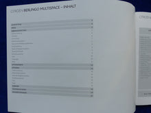 Lade das Bild in den Galerie-Viewer, Citroen Berlingo Multispace - Preisliste MJ 2016 - Prospekt Brochure 04.2016
