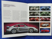 Lade das Bild in den Galerie-Viewer, Porsche Modelle 2002 - 911 GT2 Carrera Turbo Targa Boxster - Prospekt 07.2001
