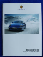 Lade das Bild in den Galerie-Viewer, Porsche Tequipment Zubehör Winter 911 Cayman MJ 2012 - Prospekt Brochure 09.2011
