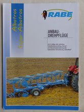 Lade das Bild in den Galerie-Viewer, Rabe Albatros Anbau-Drehpflüge - Prospekt Brochure 10.2001
