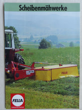 Lade das Bild in den Galerie-Viewer, Fella Scheibenmähwerke Heckmähwerke SM - Prospekt Brochure 07.1990
