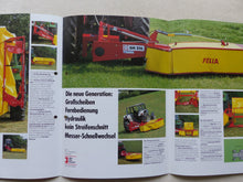 Lade das Bild in den Galerie-Viewer, Fella Scheibenmähwerke Heckmähwerke SM - Prospekt Brochure 07.1990

