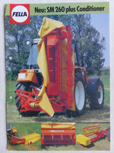 Lade das Bild in den Galerie-Viewer, Fella Turbo-Scheibenmäher SM 260 - Prospekt Brochure 09.1991
