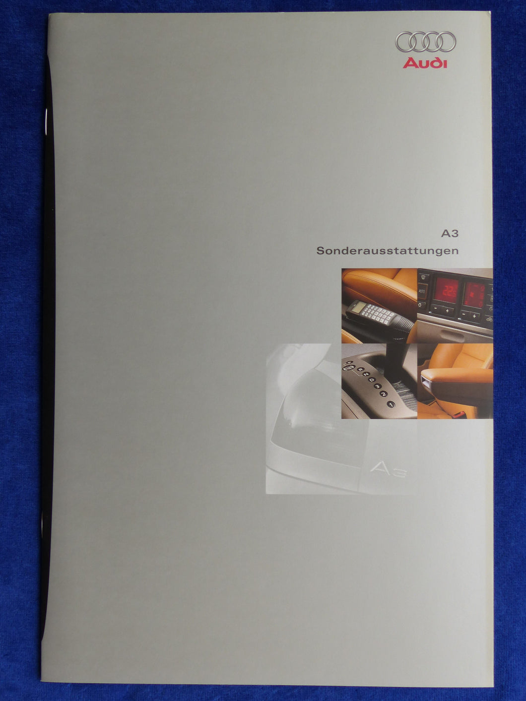 Audi A3 Typ 8L Sonderausstattungen MJ 1998 - Prospekt Brochure 08.1997