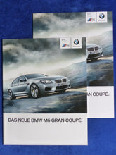 Lade das Bild in den Galerie-Viewer, BMW M6 Gran Coupe Typ F06 MJ 2013 - Prospekt Brochure + Preisliste 01.2013
