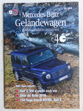 Lade das Bild in den Galerie-Viewer, Mercedes Geländewagen Magazin 01/2019 - 40 Jahre G-Klasse 460 461 463 AMG G 350d
