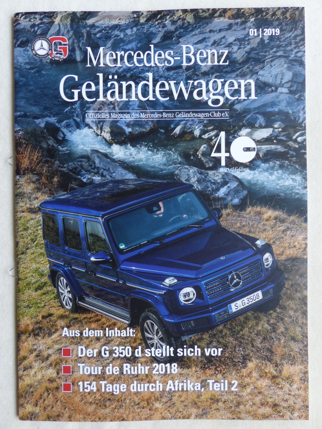 Mercedes Geländewagen Magazin 01/2019 - 40 Jahre G-Klasse 460 461 463 AMG G 350d