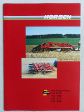Lade das Bild in den Galerie-Viewer, Horsch Flachgrubber FG 11.70 - Prospekt Brochure 03.1998
