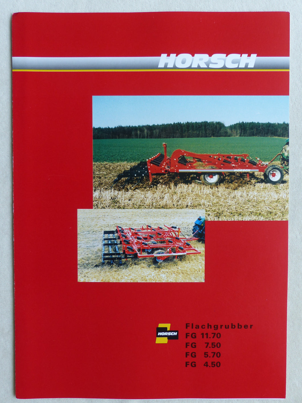 Horsch Flachgrubber FG 11.70 - Prospekt Brochure 03.1998