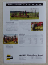 Lade das Bild in den Galerie-Viewer, Horsch Schwerstriegel ST 8 12 15 Stoppelbearbeitung - Prospekt Brochure
