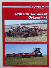 Lade das Bild in den Galerie-Viewer, Horsch Terrano FG Optipack AS Grubber - Prospekt Brochure 02.2005
