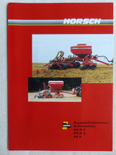 Lade das Bild in den Galerie-Viewer, Horsch Doppelscheibenschar-Drillmaschine DS - Prospekt Brochure 11.1997
