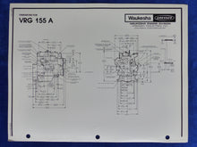 Lade das Bild in den Galerie-Viewer, Waukesha VRG 155 A OEM Gas Engine - Datenblatt US-Prospekt Brochure USA
