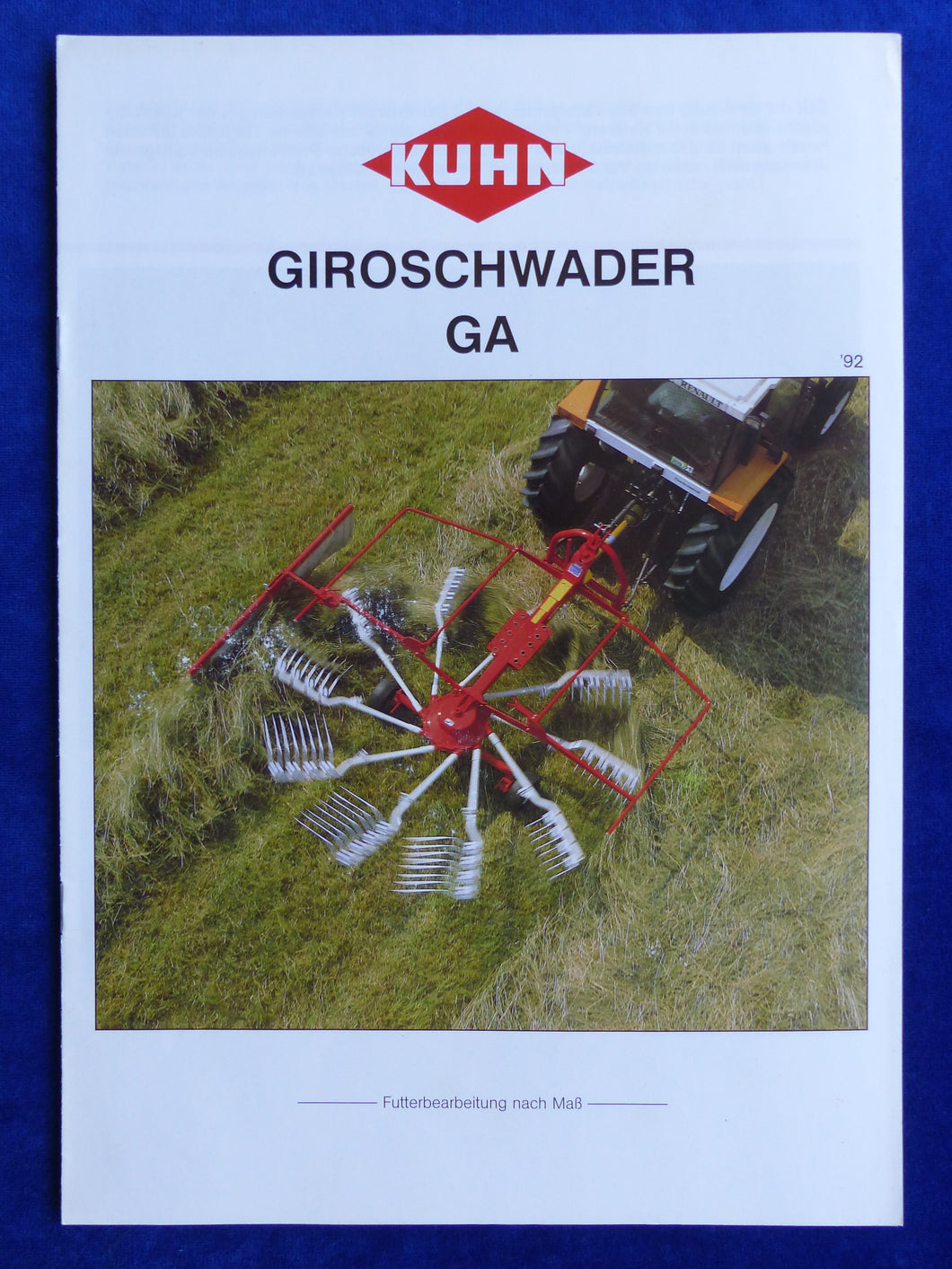 Kuhn Giroschwader GA 280 300 '92 - Prospekt Brochure 10.1991
