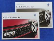 Lade das Bild in den Galerie-Viewer, VW Golf GTI Edition 35 MJ 2012 - Prospekt Brochure + Preisliste 10.2011
