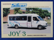 Lade das Bild in den Galerie-Viewer, Silcar Joy 3 Mercedes 412 DF Bus Mini-Omnibus - Prospekt Brochure
