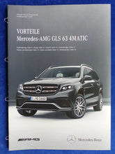 Lade das Bild in den Galerie-Viewer, Mercedes-Benz Vorteile AMG GLS 63 Typ X166 MJ 2016 - Prospekt Brochure 11.2015
