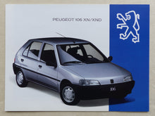 Lade das Bild in den Galerie-Viewer, Peugeot 106 XN XND MJ 1994 - Prospekt Brochure 07.1993

