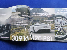 Lade das Bild in den Galerie-Viewer, Porsche 718 Spyder Boxster Typ 982 MJ 2020 - Hardcover Prospekt Brochure 06.2019
