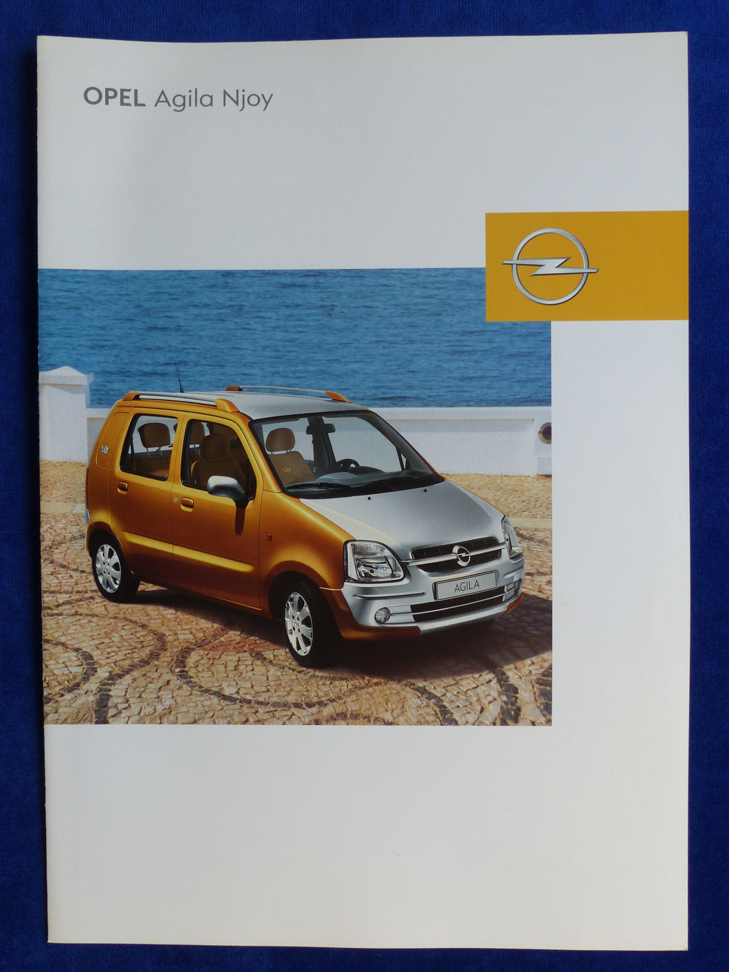 Opel Agila Njoy Sondermodell MJ 2003 - Prospekt Brochure 12.2002