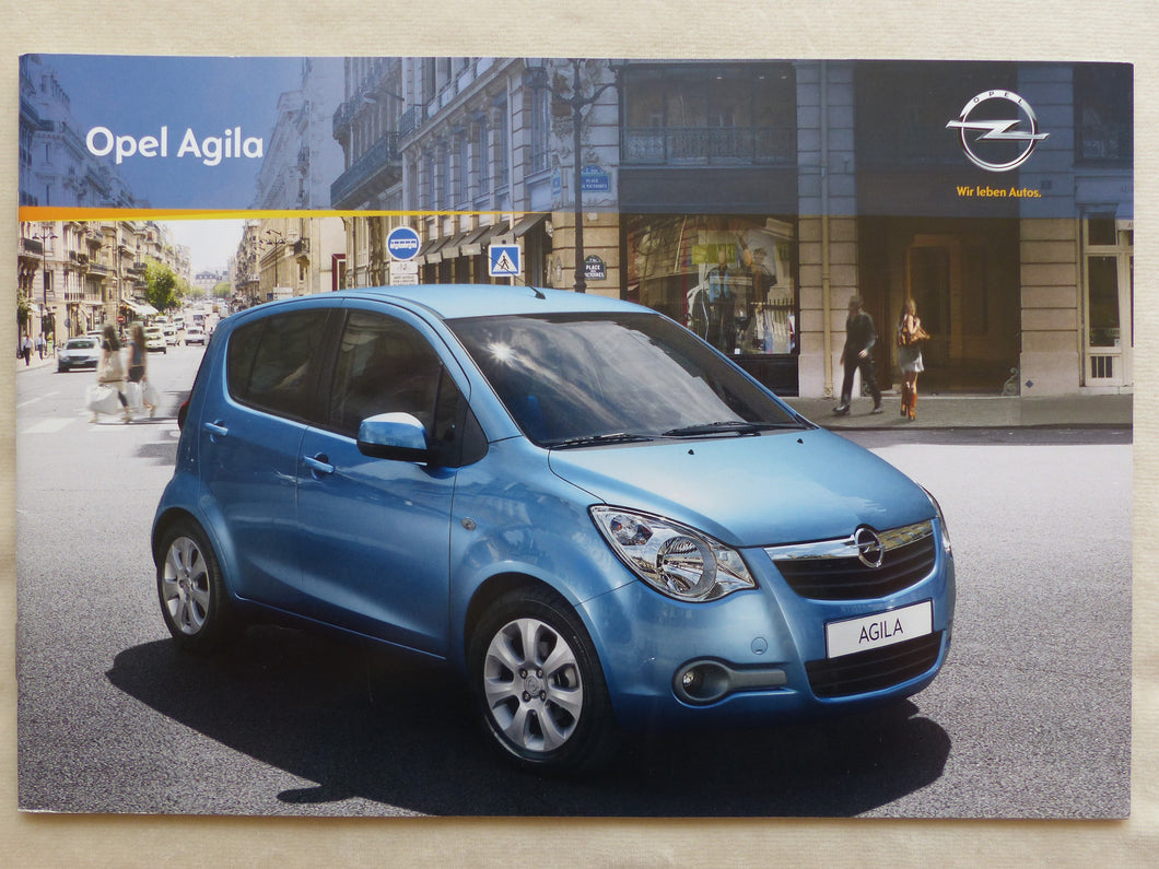 Opel Agila MJ 2010 - Prospekt Brochure 10.2009